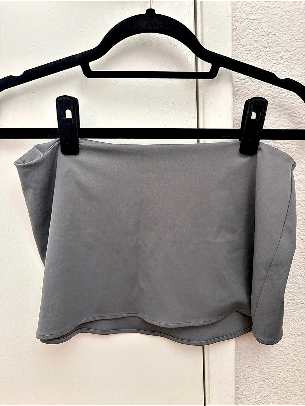 Guiding Micro Mini Stretch Skirt in grey